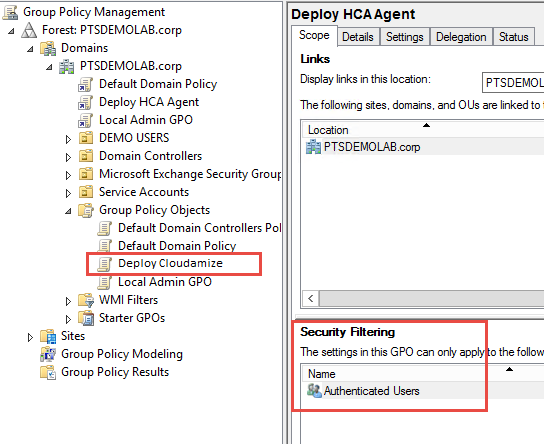 Windows Agent - Deploy with Group Policy Object and Active Directory